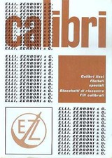 ELLI ZERBONI  CALIBRI BLOCCHETTI RISCONTRO 1971 TORINO