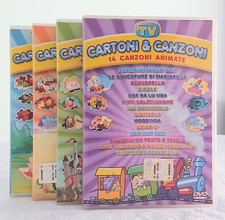 CARTONI & CANZONI 4 DVD 56 Canzoni Animate Editoriale TV Sorrisi e canzoni Dvd