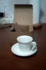  rara tazzina da caffè in scatola ceramica bianca del mulino bianco leggi