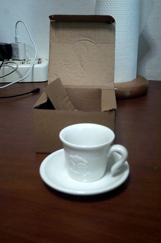 Rara tazzina caffè in - ,