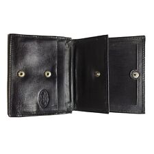 Portafoglio borsellino portadocumento portamonete uomo vera pelle nero