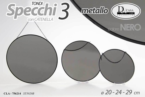 Set specchi parete con - 3,