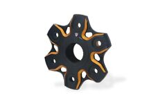 CNC FLANGIA PORTACORONA KTM 1390 SUPER DUKE 2024-2025 ARANCIONE NERO