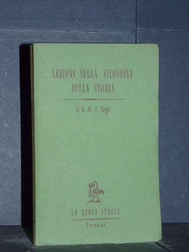Hegel lezioni sulla - -,