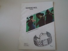 advertising Pubblicità 1999 RAYMOND WEIL GENEVE TEMA