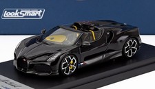 MODELLINO AUTO STATICO LOOKSMART BUGATTI MISTRAL W16 2023 NERO SCALA 1/43