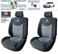COPPIA COPRISEDILI VW POLO SU MISURA Foder Foderine SOLO ANTERIORI Grigio 37