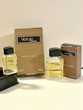 Lotto 2 Profumi Mignon VERSACE - L’HOMME - Ml. 10  + Ml. 3,5 - Eau De Toilette*