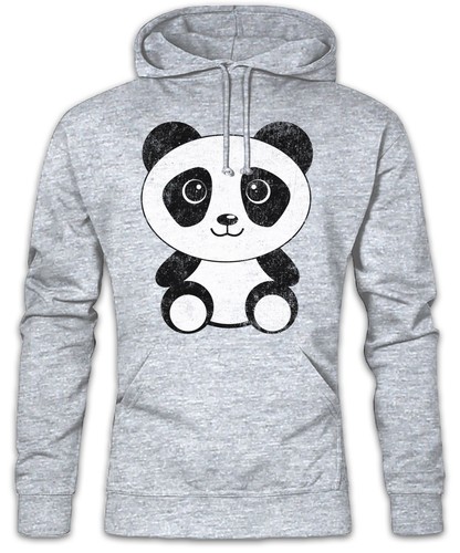 Felpa con cappuccio panda - con, i