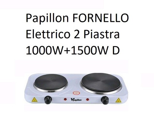 Fornello elettrico due piastre - elettrico,