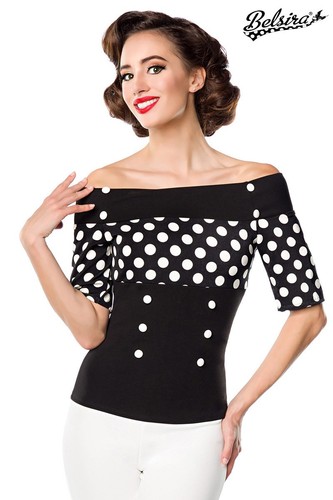 Camicetta donna pois elegante - camicetta,
