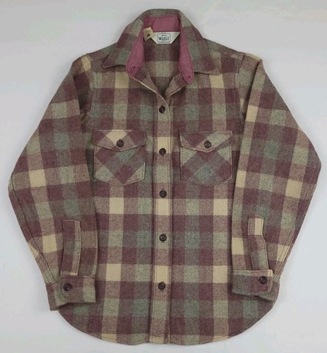 Giacca camicia lana vintage