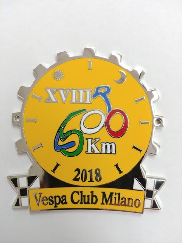 Vespa club milano - club, placca