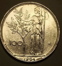 RARA 100 LIRE 1964 TRIPLO