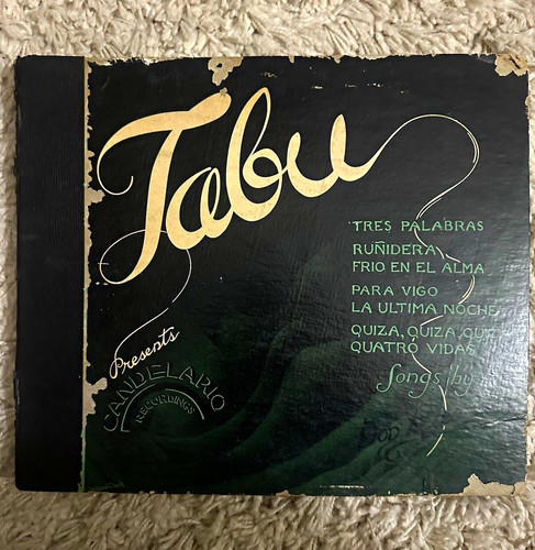 Rare 1940s tabu spanish - rare,