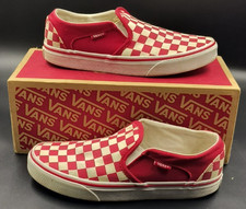 Slip Vans Off the Wall rosso e