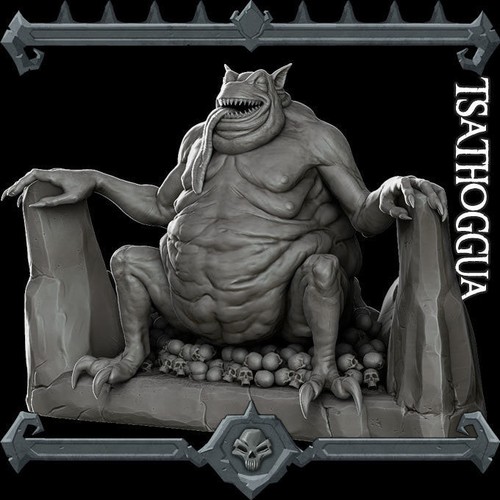 Statua tsathoggua diorama - statua,