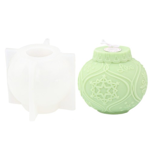 Stampo candela silicone cera - candela,