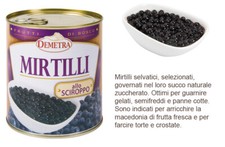 MIRTILLI ALLO SCIROPPO DEMETRA
