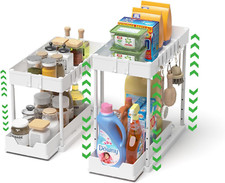 2 Pezzi Organizer Sottolavello