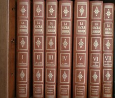 La Sacra Bibbia 1964 Fratelli Fabbri Editori 7 volumi