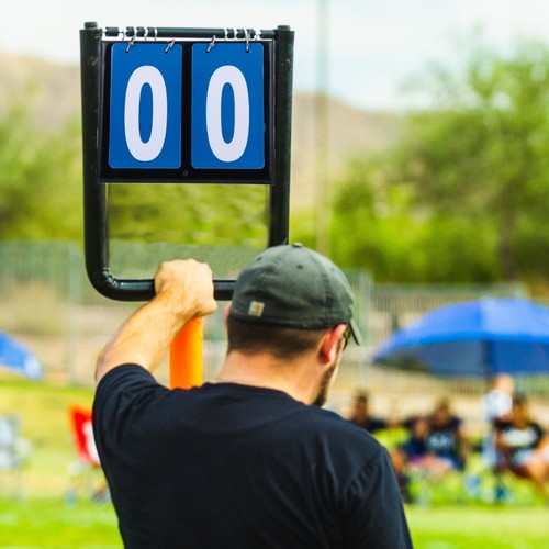 Score flipper basket - score,