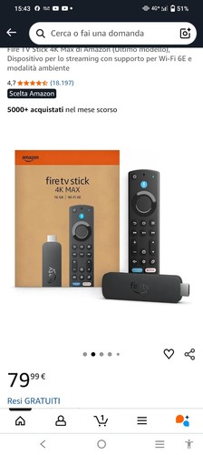 Fire stick max di - fire, amazon