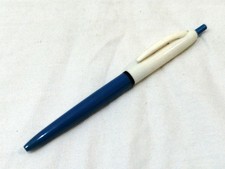 PENNA BIRO SFERA A SCATTO BIC MODELLO M17 AZZURRO/BIANCO VINTAGE ANNI 70