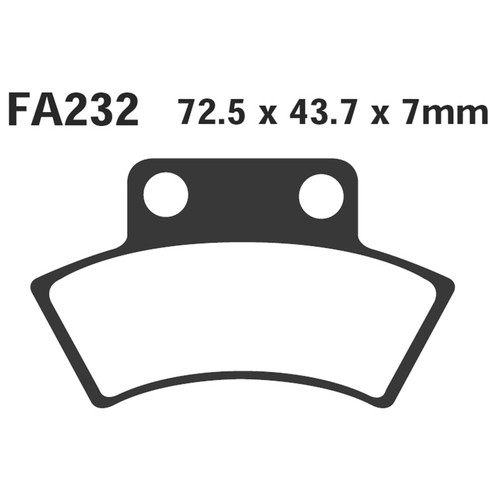 Pastiglie freno per moto - per, quad