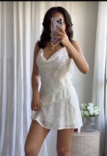 Zara mini abito asimmetrico