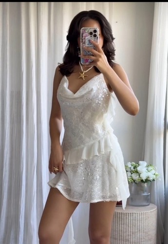 Zara mini abito asimmetrico