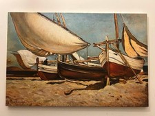 Dipinto Olio su Tela 40X60 cm Quadro firmato Di Grande+certificato