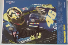 -25% VALENTINO ROSSI ORIGINAL AUTOGRAMM FOTO CARD VR46 2004 AK YAMAHA MOTO GP WC