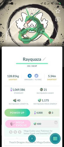 Rayquaza road legend - rayquaza, of