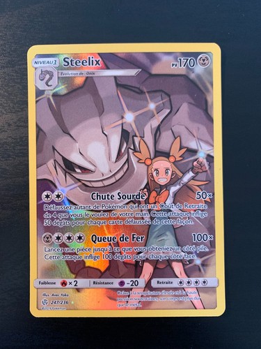 Carte pokémon steelix - carte, :