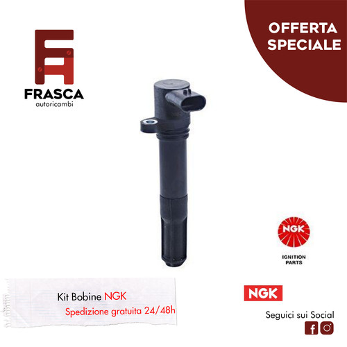 Bobina accensione ngk fiat - d'accensione,