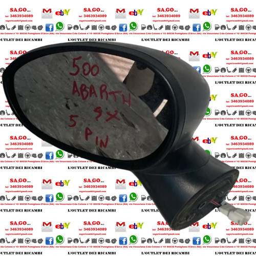 Specchietto elettrico sinistro - specchietto,