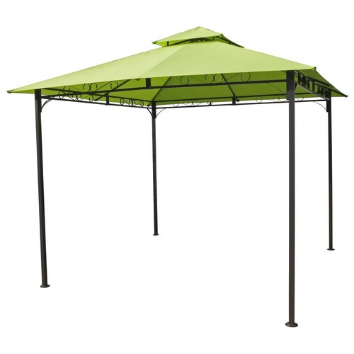 Square vented canopy gazebo - vented,