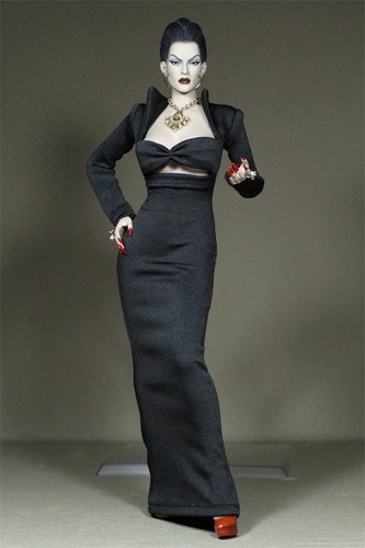 Modellino donna nero - donna,