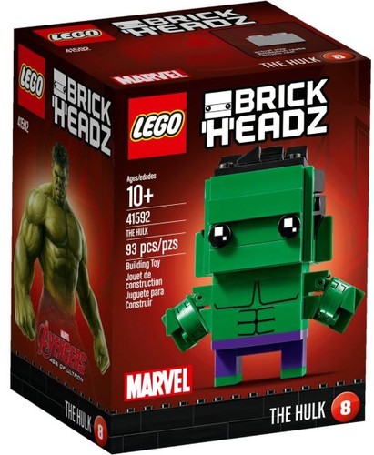 Lego 41592 brick headz hulk - brick,