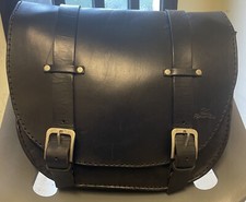 Borsa laterale, Bisaccia vera pelle per moto Custom