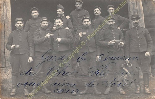 Rppc cartolina foto ww1 - foto,