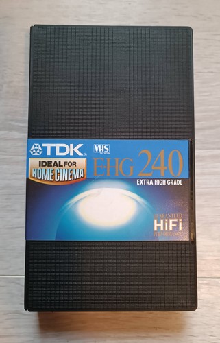 Cassetta vuota vhs tdk - -, ehg