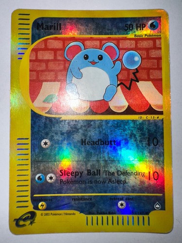 Lotto carte pokemon marill - carte,