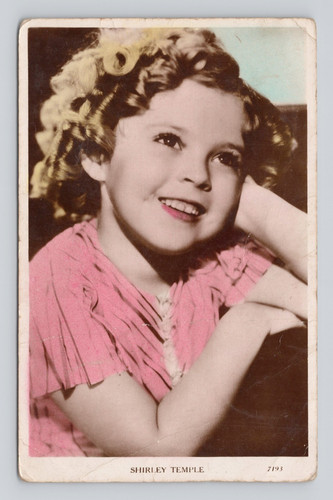 Cartolina shirley temple color - shirley,