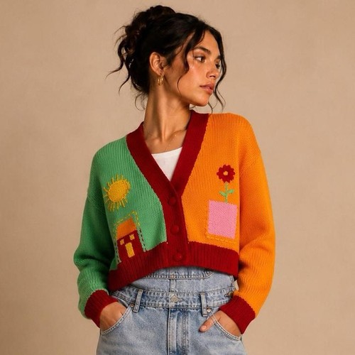 Zara storybook cardigan donna - cardigan,