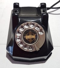 Telefono a disco americano anni 50" da tavolo in bachelite - GUASTO,x ricambi