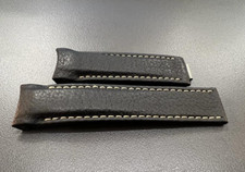 Tudor Original  Black Leather Strap 20/18mm - Cinturino Pelle 4096252