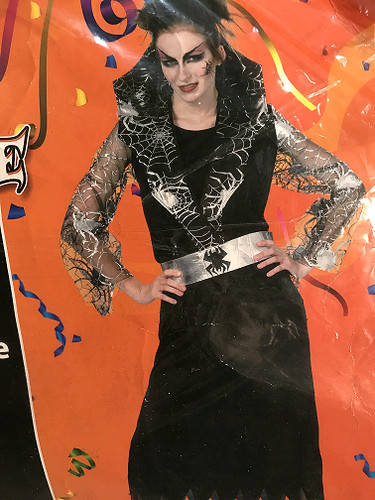 Costume vedova nera - nera, mis