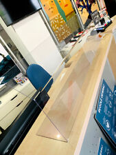 Barriera buffet da ristorazione schermo protettivo in plexiglass 90x60 cm